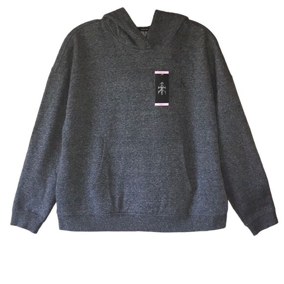 NEW Calvin Klein Grey Hoodie - Picture 1 of 5
